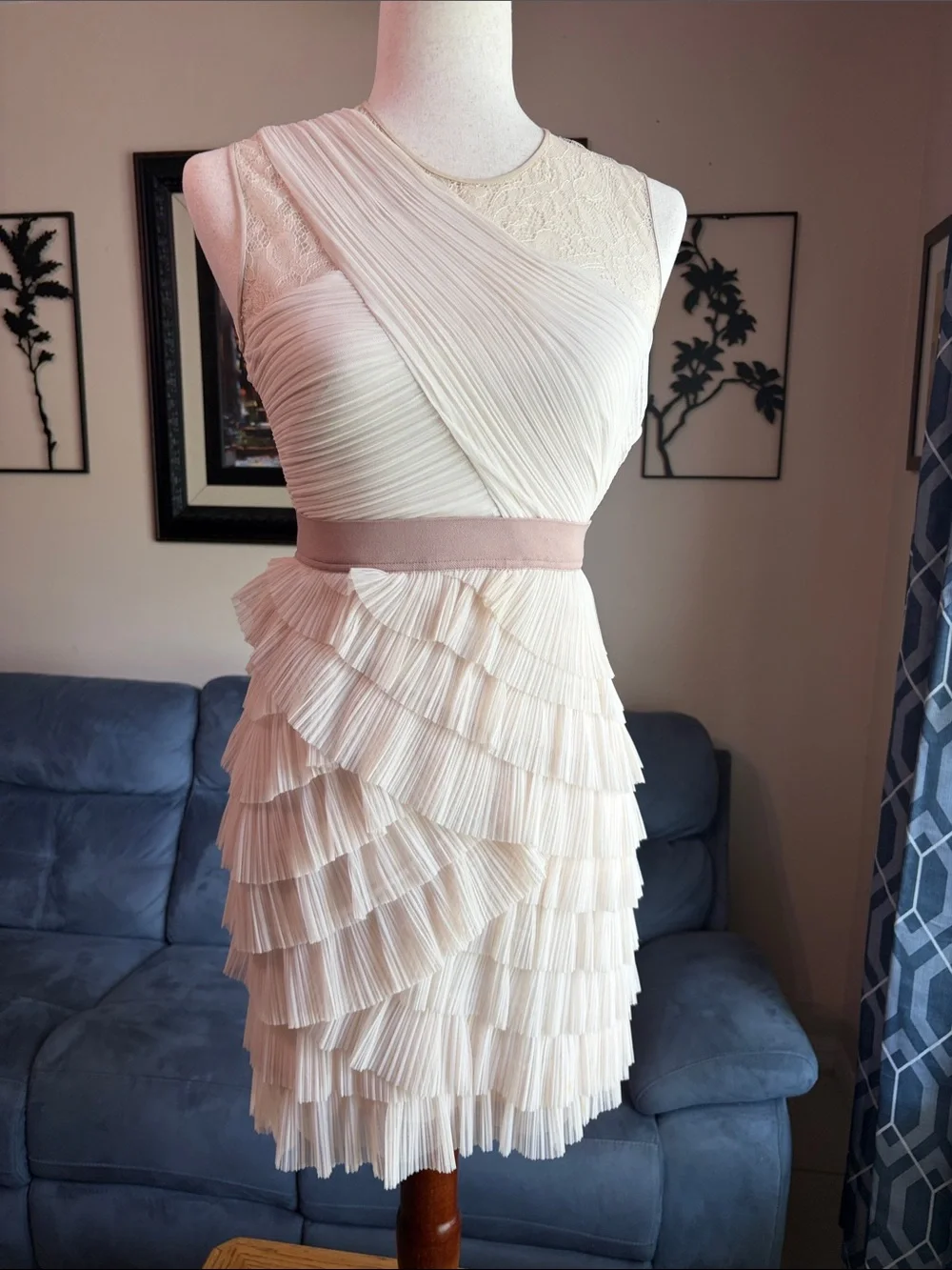 cute orange homecoming dresses Sequin Lace Strapless Short VK23092506 Body Shape Loreen Roxy Crochet Sleeveless Black Stock:In Stock